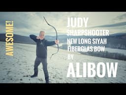 New! Judi Sharpshooter - Long Siyah Fiberglas Bow by Alibow - Review