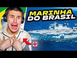 Recruta da Marinha Britânica reage a "Marinha Do Brasil"