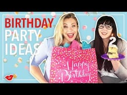 Birthday Party Ideas | Alisha and Eden from Millennial Moms