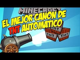 Minecraft Consolas: ¡CAÑON DE TNT AUTOMÁTICO Y EXPANDIBLE!