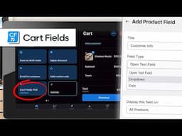 CartFields Shopify POS App - Add Custom Fields for POS Checkout