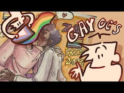 happy pride month - Zach and Carmen |OC Speedpaint