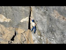 Climbing “Flesh and Blood” (5.11b) - Riverside Quarry