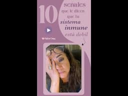 10 SEÑALES QUE TE INDICAN QUE TU SISTEMA INMUNE ESTÁ DÉBIL