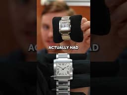 He's trading in two watches for a Rolex he already has!