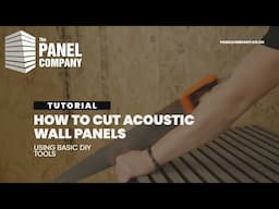 How To Cut Acoustic Slat Panels | The Panel Company