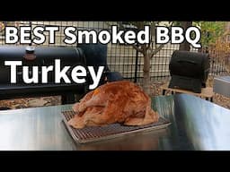 The BEST BBQ Smoked Turkey Recipe.. | Big, Juicy, PACKED with Flavor and Perfectly Cooked!