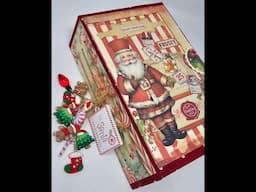 *For SALE* Traditional Christmas Santa Junk Journal