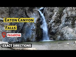 Hiking Guide, Eaton Canyon Falls Waterfall, Pasadena, CA. Directions, Maps, Parking