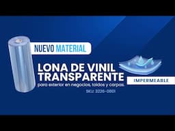 Lona de Vinil Transparente Impermeable: Usos y Beneficios Increíbles