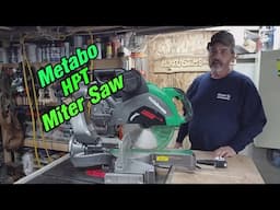 Metabo HPT 12" Dual Bevel Sliding Miter Saw  with laser (Woodworking)