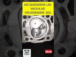 ASÍ QUEDARON LAS VALVULAS VOLKSWAGEN GOL #automobile #tallermecanico #mecanicaautomotriz #taller