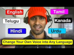 How to Change Your Voice into Any Language 2025 Telugu | Translate Video with AI Free