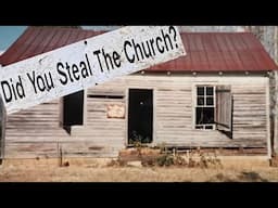 Someone STOLE This Historic Church! Mt  Vernon Schley County Georgia