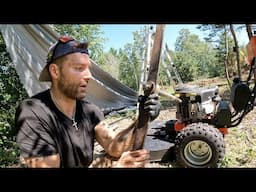 Fixing a spindle bearing on my DR brush mower for my off grid cabin build