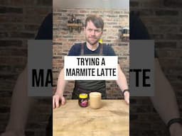 Trying A Marmite Latte #coffee #coffeerecipe #shorts