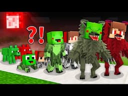 Mikey and JJ WEREWOLF Life Cycle in Minecraft ! - Maizen