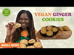 Vegan Ginger Cookies | Plant-Based Recipe