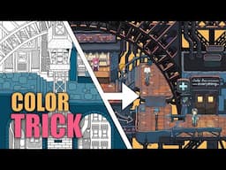 Using Color To Create Cinematic Pixel Art Scenes