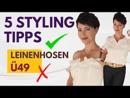 DARUM sehen wir in LEINENHOSEN nicht gut aus I 5 Styling Geheimnisse I Ü49 Fashion I KatisWeltTV