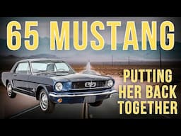 1965 FORD MUSTANG REASSEMBLY! | Headlight Switch Install | Weatherstripping | Trim | Part 25