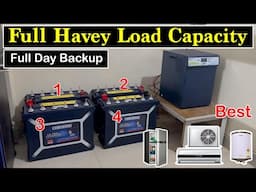 Best Heavy Load Inverter and Battery For Home & Office | Luminous Inverter Battery For Home & Shop