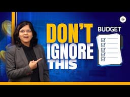 Top 3 Things One Should Check In Budget |  Budget 2025 | CA Rachana Ranade