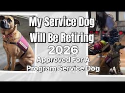 My Service Dog Is Retiring - Approved For A Program Dog- Emotional Video