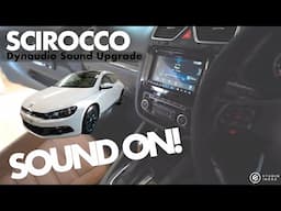 VW Scirocco DYNAUDIO Aftermerket upgrade Sound on