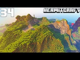 Hermitcraft 10 - Ep. 34: PLACING 50,000 STONE/MOUNTAIN DONE! (Minecraft 1.21 Let's Play)