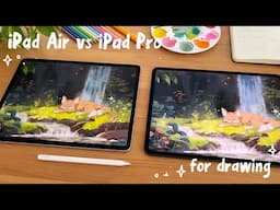 🤩 NEW iPad Air vs iPad Pro for Drawing, PROCREATE and Artists - Which Should You Choose?