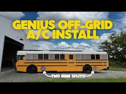 We install 2 mini splits in our Bus Conversion!