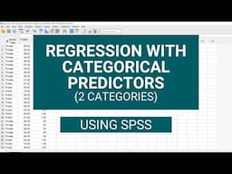 Regression with Categorical Predictors (2 Categories) in SPSS (English)