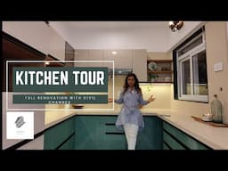 FULL KITCHEN RENOVATION | KITCHEN TOUR | Civil changes | Including the dry bacony in the kitchen.