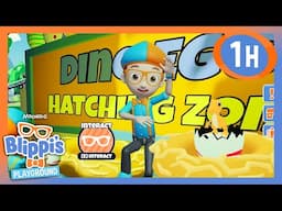 Egg Hunt Time! Blippi Hatches a Dinosaur in Roblox! 🎮🦕 | Blippi Plays Roblox! | Kids TV Shows