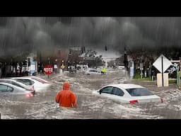 A few minutes ago in Queensland!! Flood in Townsville inundated homes and streets