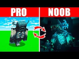 Minecraft NOOB vs. PRO: SWAPPED MUTANT WARDEN SURVIVAL in Minecraft (Compilation)