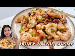 Super Easy and Delicious Honey 🍯 Walnut Shrimp 🍤 - a family favorite and a crowd-pleaser