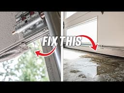 STOP Rain, Wind & Bugs From Coming In Through Your Garage Door! How To DIY FIX!