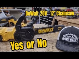 Unleash The Power: Dewalt 20v 12" Chainsaw Review And Demo!