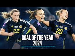 Scotland Women's Goal of the Year 2024 | Martha Thomas, Erin Cuthbert, Caroline Weir | SWNT