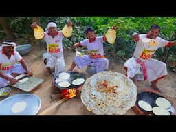 Winter special Paratha and Egg Potato curry for village people | villfood Kitchen