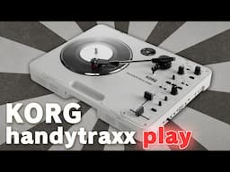 【これはヒットの予感…】ありそうでなかった！ルーパー付きターンテーブルの衝撃！ / KORG handytraxx play