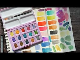 At least the palette is nice. Budget friendly watercolours, but are they any good?