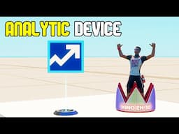 How do you use the Analytic Device in Fortnite Creative?