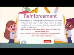 Reinforcement- Positive and Negative ll B.Ed ll Integrated ll ITEP ll 2025 II