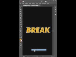 Split text Effect in Adobe Illustrator #shorts #illustrator