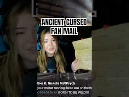 Ancient CURSED Fan Mail 🪶📜 #shorts #cursed #paranormal