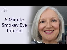 How to create a 5 minute cool toned smokey eye makeup | Look Fabulous Forever