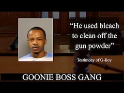 G-Boy gives critical details about several bodies committed by Goonie members